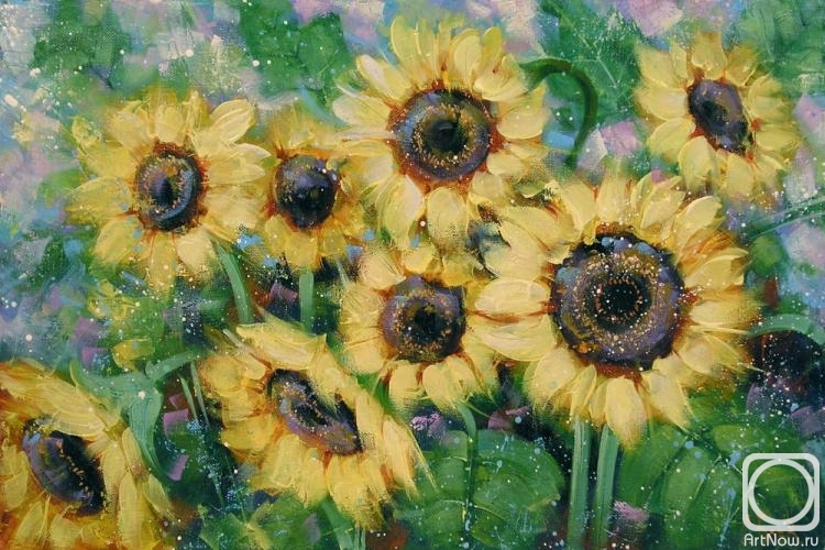 Boev Sergey. Sunflowers