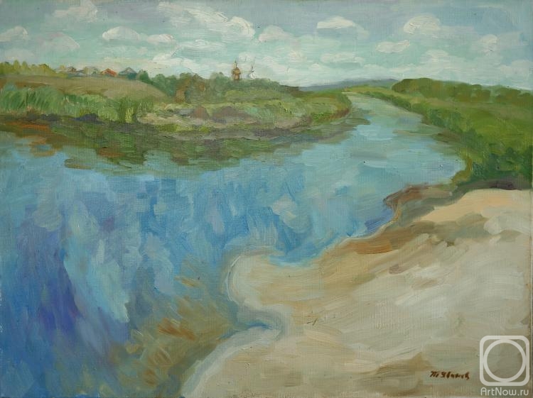 Yavisheva Tatiana. Bityug River near Michetki village