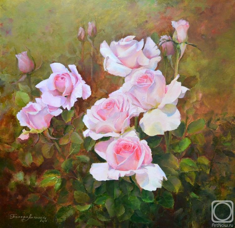 Antonyuk Tamara. Evening roses