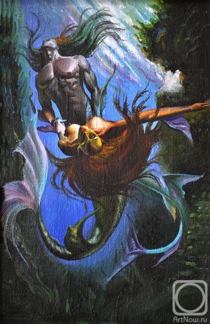 Bakaeva Yulia. Mermaid (copy from the painting by B. Vallegio)