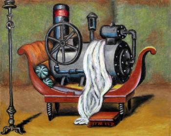 Portrait of a steam engine (). Tzarevsky Yury