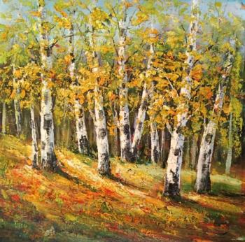 Painting Autumn. Garcia Luis