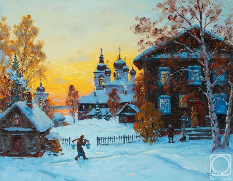 Alexandrovsky Alexander. Goritsy. Evening