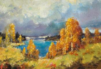 Kremer Mark Veniaminovich. Autumn Gold. Above the lake