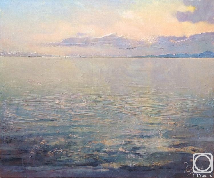 Rikun Olga. Sunrise on the sea