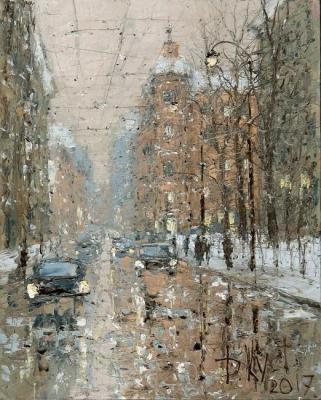 Etude "Winter in St. Petersburg". Kustanovich Dmitry