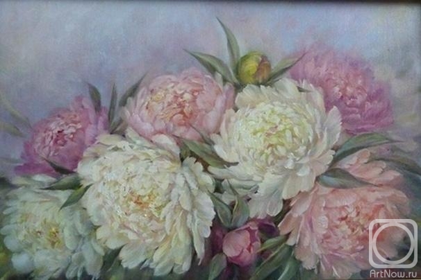 Yurtchenko Olga. Bouquet with white peonies
