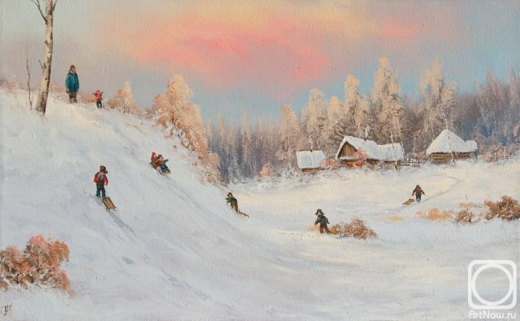 Lyamin Nikolay. Winter slide