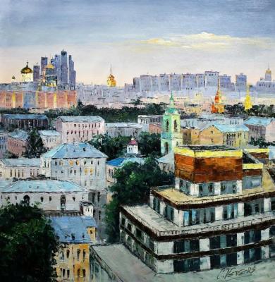 Moscow windows are an inextinguishable light (Series. Landscapes of Moscow). Vevers Christina