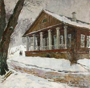 In the silence of the snow-covered park. Zhukova Juliya