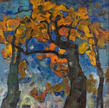 Autumn oaks. Shcherbakov Igor
