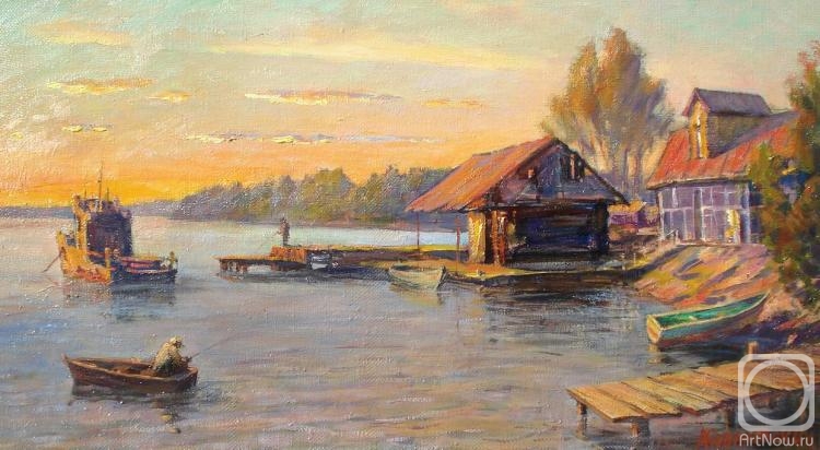Kovalevscky Andrey. Lake Seliger. Sunset