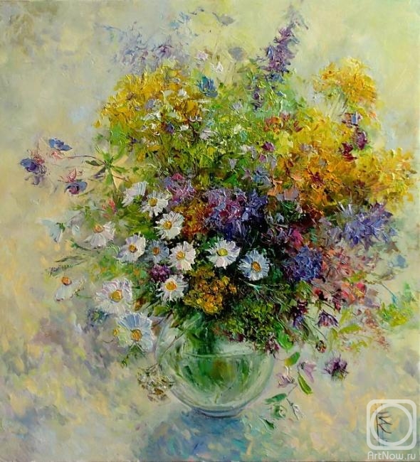 Ostraya Elena. Summer in a bouquet