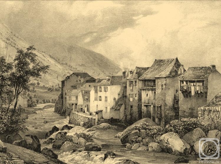 Kolotikhin Mikhail. View of Kotre. Upper Pyrenees