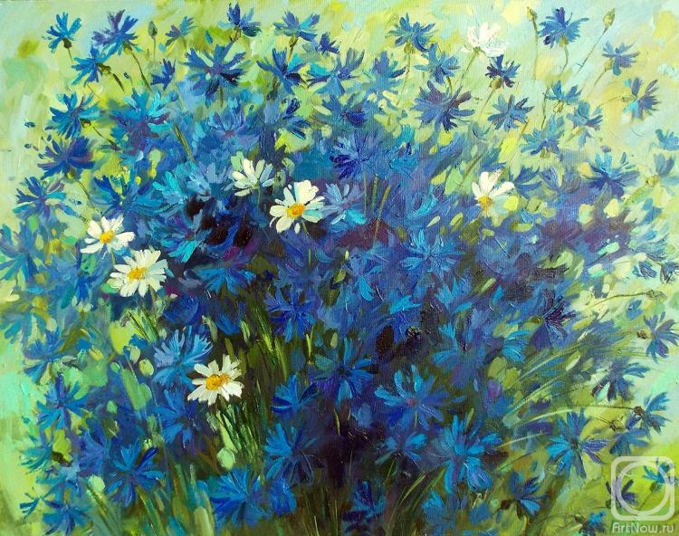 Gerasimova Natalia. Blue bouquet