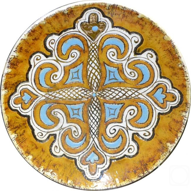 Taran Irina. Decorative plate "Elegant"
