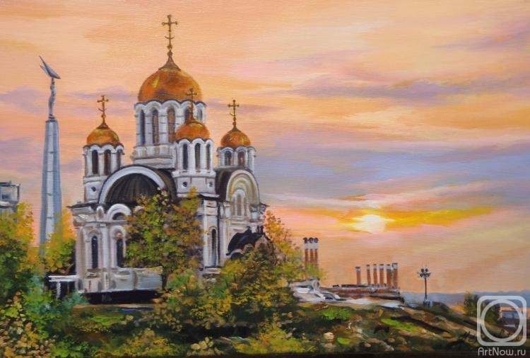 Usianov Vladimir. the temple of George the victorious in Samara