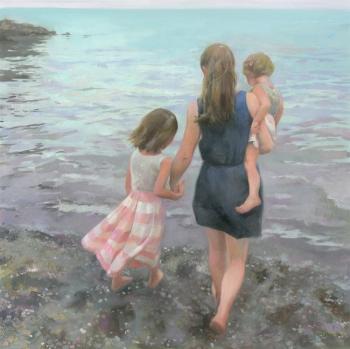 Mother and her Daughters beside the Black Sea