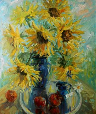 Sunflowers and summer. Gerasimova Natalia