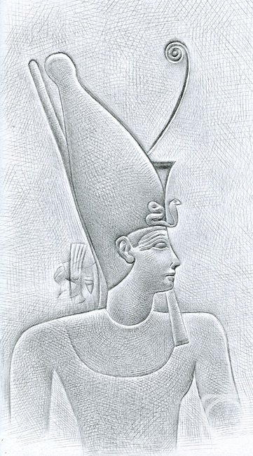Yudaev-Racei Yuri. Tiara Pshent (Double Crown of Upper and Lower Egypt)
