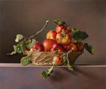 Basket with apples. Elokhin Pavel