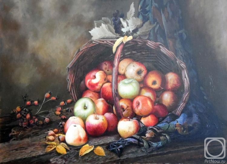 Veretelnikov Konstantin. Apples from the basket