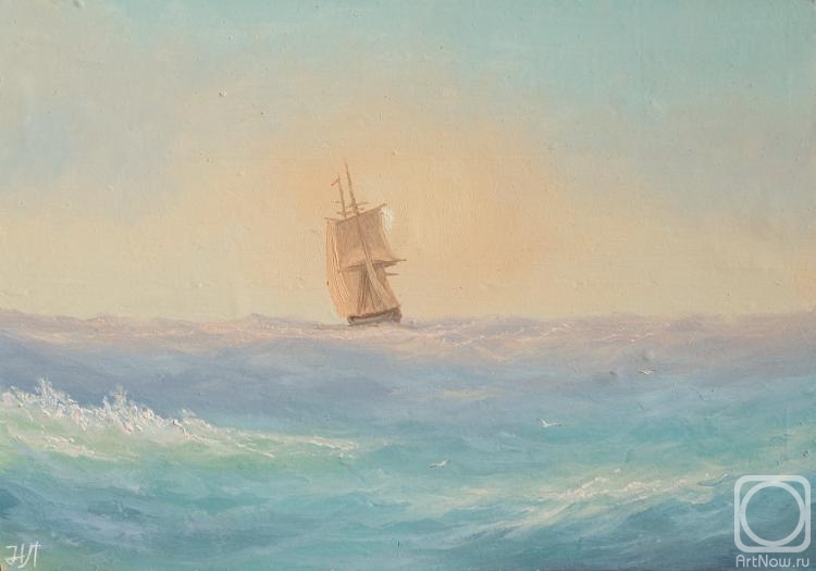 Lyamin Nikolay. Sailing ship