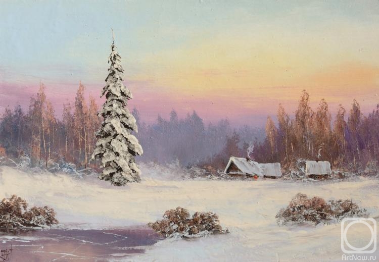 Lyamin Nikolay. Winter day. Sketch
