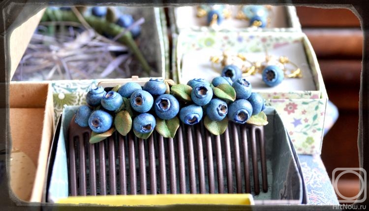 Lapygina Anna. Comb with blueberries
