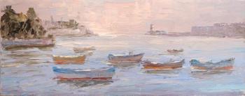 Solovev Alexey Sergeevich. Fishboats in Apollonovka