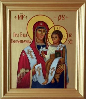 Icon of the Blessed Mother of God "Patroness". Markoff Vladimir