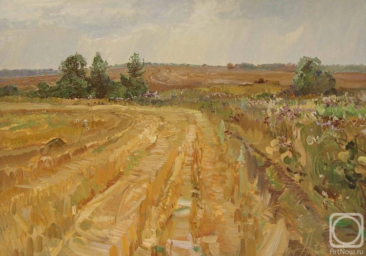 Korznyakov Nikolay. Mowed fields