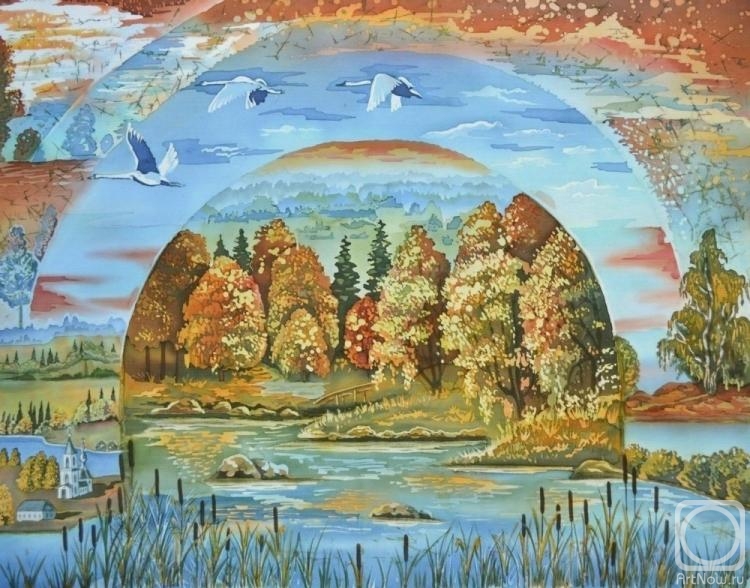 Kopylova Nadezhda. Window to autumn