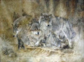 Wolf cubs (). Pogosyan Sergey