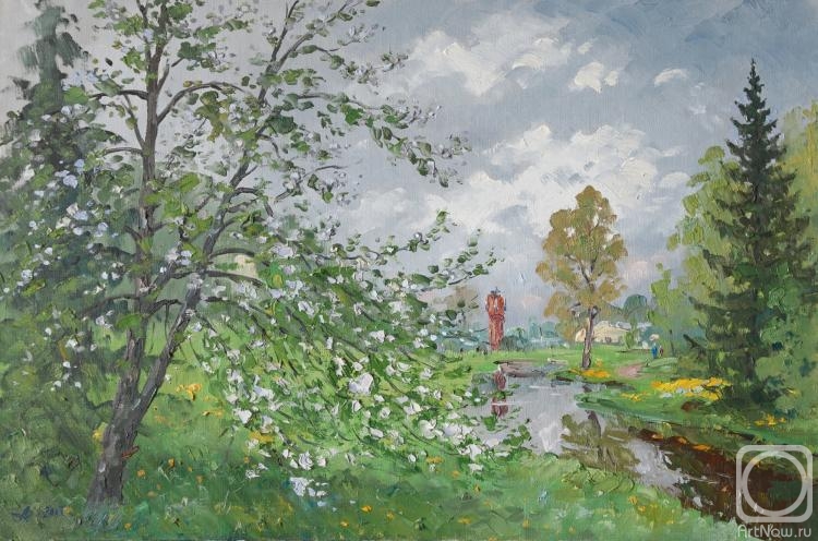 Alexandrovsky Alexander. Marino, apple-tree in bloom