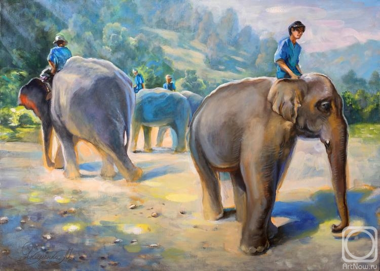 Yakimenko Marina. Solar Elephants