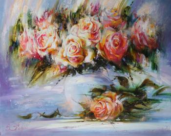 Still life with roses. Sidoriv Zinovij