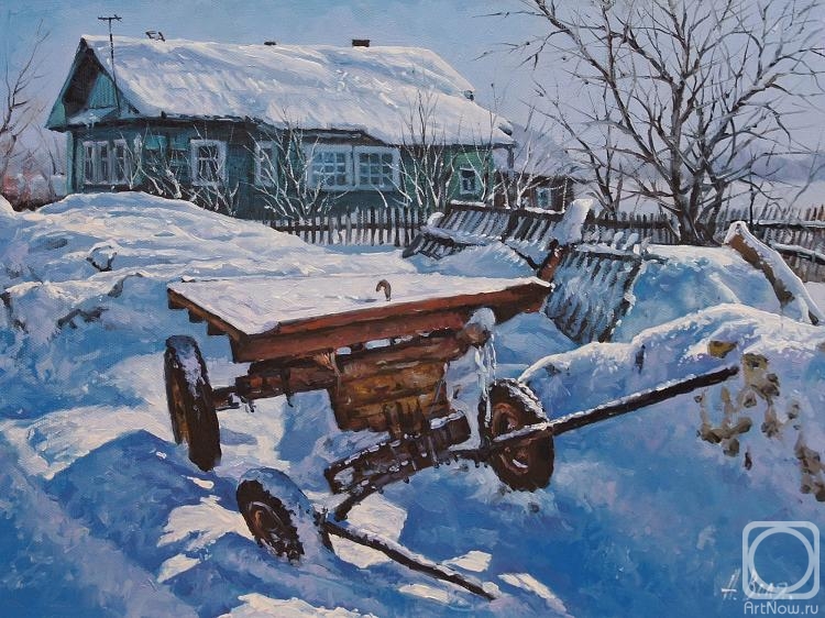 Volya Alexander. Winter mood. The cart