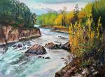 Stepanov Pavel. Kamchatka. District Of Esso. The River Is Fast