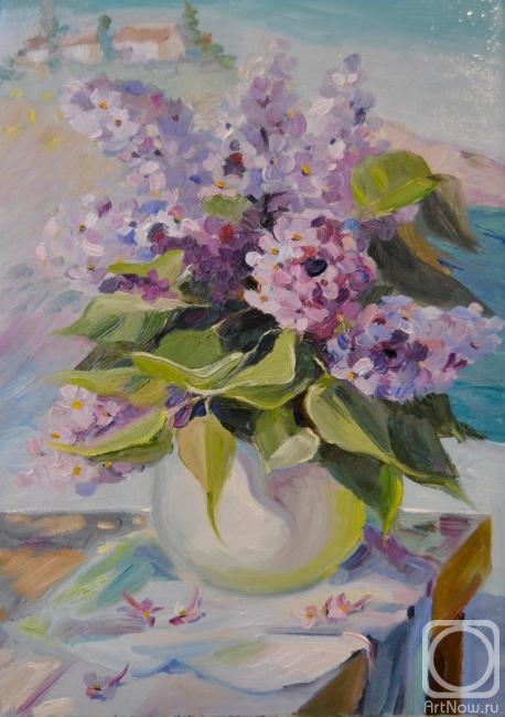 Efimova Ulya. Lilacs and the sea
