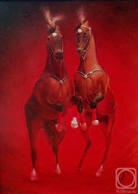 Bondar Vitaliy. Circus horses