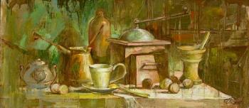 Still life with a coffee grinder. Sviridova Inessa