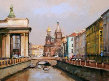 "Remembering Peter." Embankment canal Griboyedov