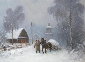 Snowfall. Solovyev Sergey