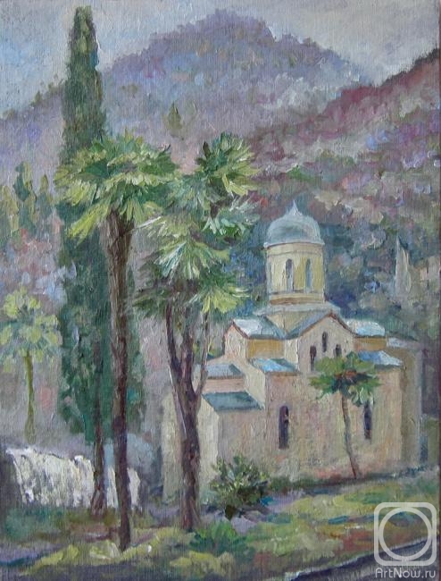 Kuznetsova Anna. Temple of Simon Kannanit. New Athos. Abkhazia