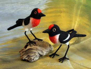 Two red-fronted petroiki
