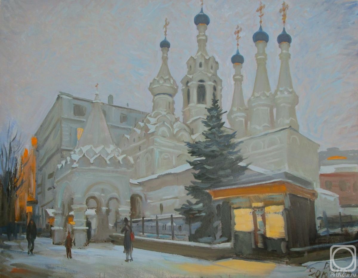 Dobrovolskaya Gayane. Moscow, Church of the Nativity of the Blessed Virgin in Putinki, soon night