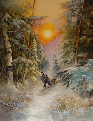 Winter forest (   ). Lednev Alexsander