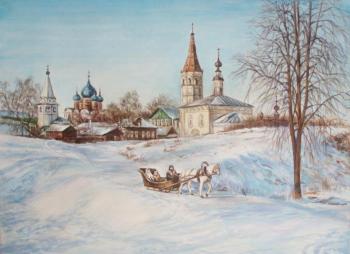 Winter Suzdal (). Kistanova Nadezhda