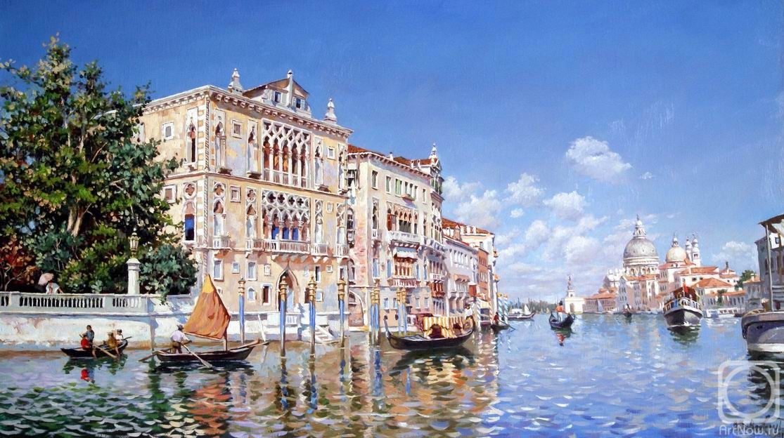 Vaveykin Viktor. Venice.Grand canal